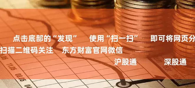 正版炒股软件      点击底部的“发现”     使用“扫一扫”     即可将网页分享至朋友圈                            扫描二维码关注    东方财富官网微信                                                                        沪股通             深股通